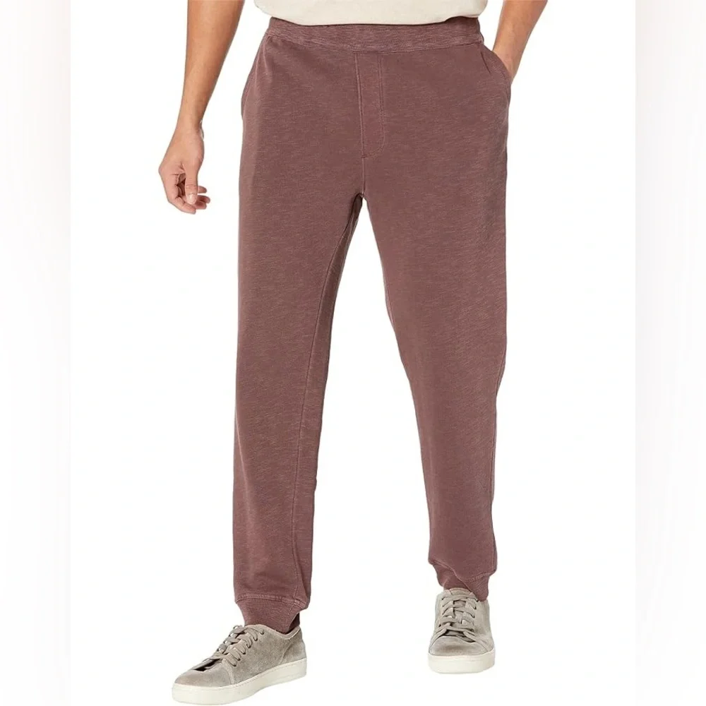 (JZ-47) John Varvatos Melba Pigment Dye French Terry Pants - Picture 2 of 4